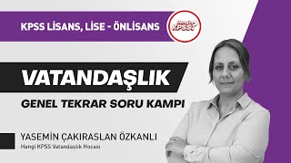 KPSS Vatandaşlık Genel Tekrar Soru Çözüm Kampı  1 Yasemin Özkanlı kpssvatandaşlık hangikpss [upl. by Rakabuba]