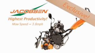 Jacobsen Eclipse2 walking greens mower preview [upl. by Aleusnoc]