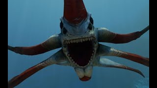 Getting attacked By the Reaper leviathan for the first time in subnautica [upl. by Durnan]