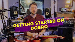 Dobro Lesson  Simple open E tuning [upl. by Enajaras]