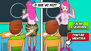 CONTE A MENTIRA PERFEITA 😂🤥 Perfect Lie  Papile ✨ [upl. by Fiora]