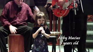 3 year old Abigail Macias singing quotHey Judequot [upl. by Gassman]