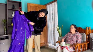 My Nepali Mum reacting to my Wedding Outfit🤣 [upl. by Deck141]