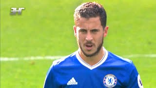 Eden Hazard vs Leicester City Home PL 1617 [upl. by Nosreh787]