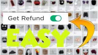 How To Refund Items In Roblox Working  Refund Items and Get Your ROBUX Back [upl. by Arelc585]