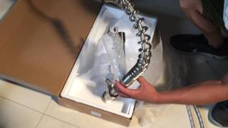 Brushed Nickel Pull out spray kitchen faucet installation manual [upl. by Yeltihw217]