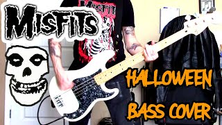 Misfits  Halloween BASS COVER [upl. by Eerdua]