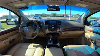 2012 Nissan Armada Platinum Interior [upl. by Yenhpad]