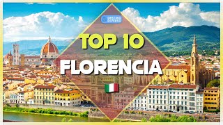 QUÉ VER en FLORENCIA 🇮🇹 Visita los 10 Lugares IMPERDIBLES 🍕 [upl. by Rimaj]