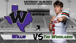 Willis HS at The Woodlands HS [upl. by Rj]