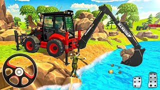 JCB 3DX BACKHOE LOADER AND TRACTOR DRIVING LIVE STREAM [upl. by Rudolph96]