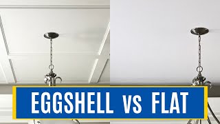 Which Paint Sheen to Use on Ceilings Eggshell vs Flat Paint Sheen [upl. by Rodrique]