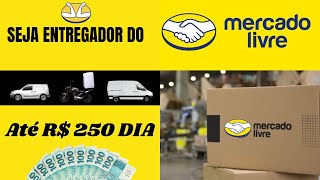 Como Ser Entregador do MERCADO LIVRE  Passo a Passo [upl. by Erminna736]