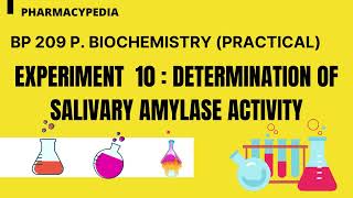 EXPERIMENT 10  Determination of Salivary amylase activity BIOCHEMISTRY Practical FILE WORK BPHARM [upl. by Aloysia708]