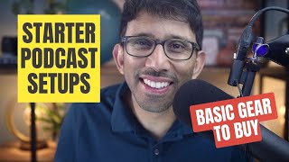 Starter Podcasting Setups The 4 Most Common Scenarios [upl. by Macdonald812]