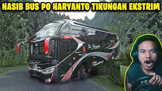 NASIB BUS PO HARYANTO DI TIKUNGAN EKSTRIM SUMATRA  ETS2 [upl. by Airamahs]