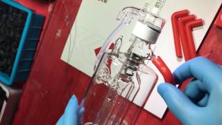 co2 glass laser tube replacement amp installation [upl. by Lordan]