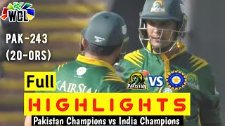 Pakistan vs India WCL Cricket League Highlights  World Champions league cricket 2024 highlights [upl. by Eiramllij308]