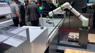 Stahlfolder TH82 with robotic C Stacker at Drupa [upl. by Neened]