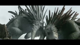 How to Train Your Dragon 2 Valkas Bewilderbeast vs Dragos bewilderbeast [upl. by Yraeg]