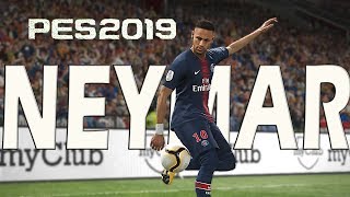 PES 2019 Neymar Jr ● Skills amp Goals ● 201819 [upl. by Romonda333]