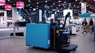 Autonomous Pallet Jacks  Thoroai at Automate 2023 [upl. by Sybley]