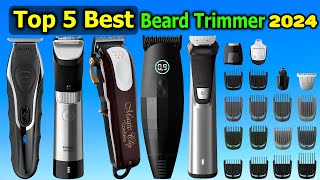 Top 5 Best Beard Trimmer 2024 [upl. by Kimitri]