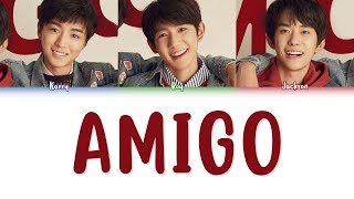 TFBOYS 加油男孩  COME ON AMIGO 加油 AMIGO Lyrics Color Coded CHNPINYINENG [upl. by Lukash]