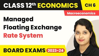 Managed Floating Exchange Rate System  Open Economy Macroeconomics  Class 12 Macroeconomics [upl. by Noxid]