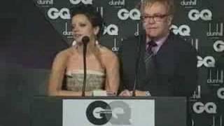 Lily Allen vs Elton John Stars fall out on stage [upl. by Enilekaj]