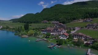 Parc Hotel am See in Kaltern aus der Vogelperspektive [upl. by Remmus487]