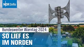 Bundesweiter Warntag 2024 Funktionierte das Warnsystem  NDR Info [upl. by Nylkcaj504]