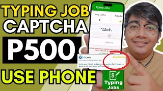 TYPING JOB ONLINE WITHDRAWAL SA GCASH  CAPTCHA TYPING JOBS ONLINE PHILIPPINES FOR BEGINNERS 2024 [upl. by Anawt738]