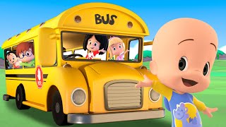 Las ruedas del bus y más canciones infantiles para niños de Cleo y Cuquín [upl. by Yecad]