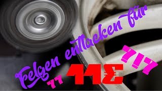 FELGEN ENTLACKEN für 11€  VLOG  CMVG [upl. by Esirtal]