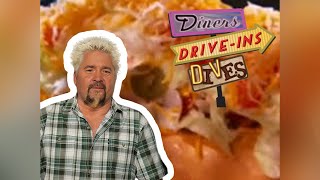 Guy Fieri Eats a Homewrecker Hot Dog  Diners DriveIns and Dives  Food Network [upl. by Leontyne]