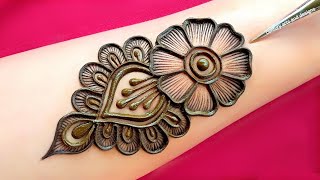 Very beautiful stylish mehndi design  easy amp simple mehndi design  mehndi design  mehndi [upl. by Nanette696]