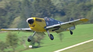 Vintage Warbirds taking off at Hahnweide Airshow Germany [upl. by Viveca]