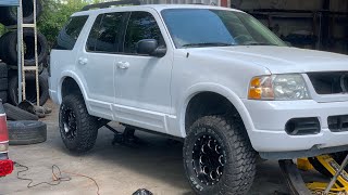 NEW WHEELS ON MY FORD EXPLORER OFFROAD  BUILD [upl. by Nylodnew]