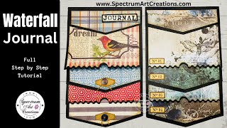 Waterfall Flip Journal Album feat MD100 SpectrumArtCreations [upl. by Ottillia]