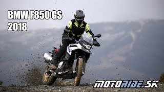 Motoridesk BMW F850 GS 2018  Prvý test v Španielsku [upl. by Retrak]