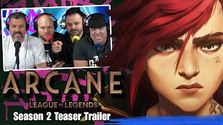 Arcane Season 2  Official Teaser Trailer REACTION [upl. by Drofliw]