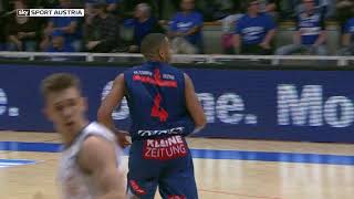 Highlights ABL  7 Runde Oberwart Gunners  Kapfenberg Bulls 6983 [upl. by Otreblif]