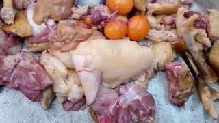 Cooking Country Chicken Village Style  Cutting and Cooking Layer Full Chicken Tasty  Village Food [upl. by Jeroma]