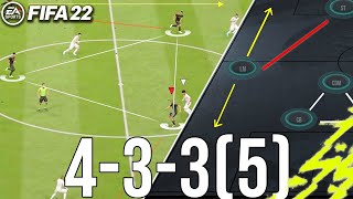 Why 4335False 9 is the BEST formation for TikiTaka To Give You More Wins TACTICS  FIFA 22 [upl. by Luapnoj]