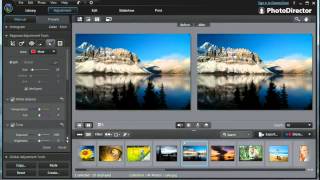 PhotoDirector 6  Apply Global and Regional Adjustments to Your Photos [upl. by Rebmetpes829]