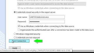 How to Quickly Test the SSRS Data Source Connection [upl. by Blodget]