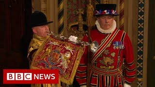 Queens Speech Fanfare announces start of procession  BBC News [upl. by Rosie]