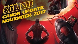 November 2017 Star Wars Canon Update [upl. by Eivol]