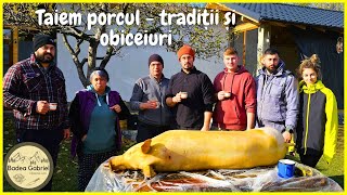 🐖 TAIEREA SI TRANSAREA PORCULUI  Ce tradiții și obiceiuri avem in Muntenia [upl. by Atsillac]